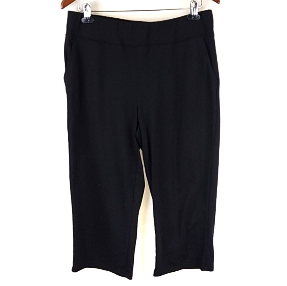 Jessie Blu Black Capri Pants Size Large